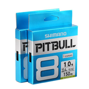 Linha de Pesca Multifilamento Original SHIMANO PITBULL X8/X12 150/200m